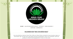 Desktop Screenshot of krug-zum-gruenen-kranz.com