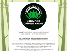 Tablet Screenshot of krug-zum-gruenen-kranz.com